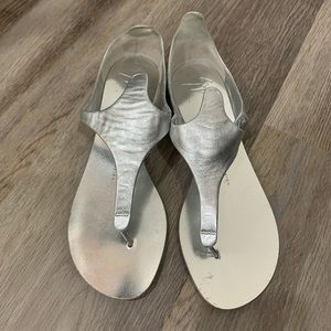 Giuseppe zanotti silver Sandals